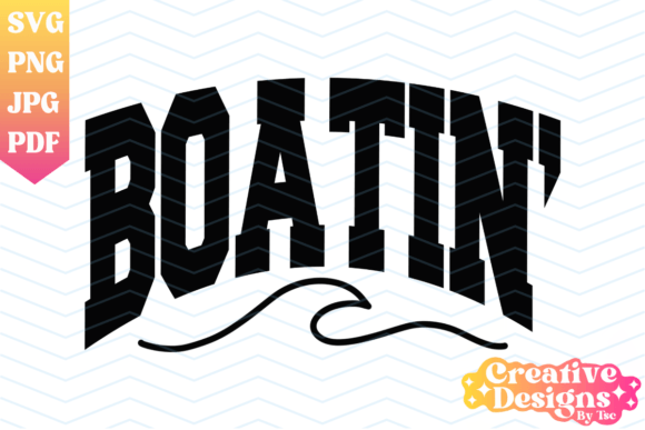 Boatin Varsity PNG, Wave Png, Summer PNG