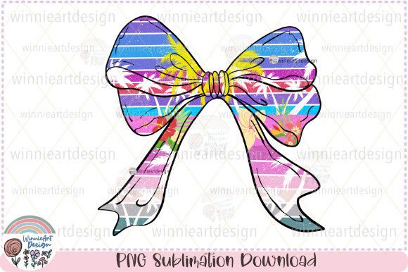 Coquette Retro Summer Palm Beach PNG Graphics