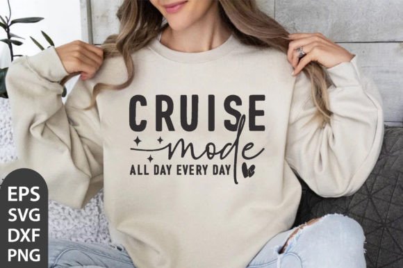 Cruise Mode SVG: Graphics for T-Shirt Designs