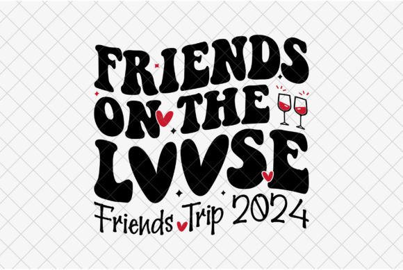 Girl Vacation PNG, Friends Trip 2024 SVG Graphics