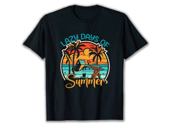 Lazy Days of Summer T Shirt Design