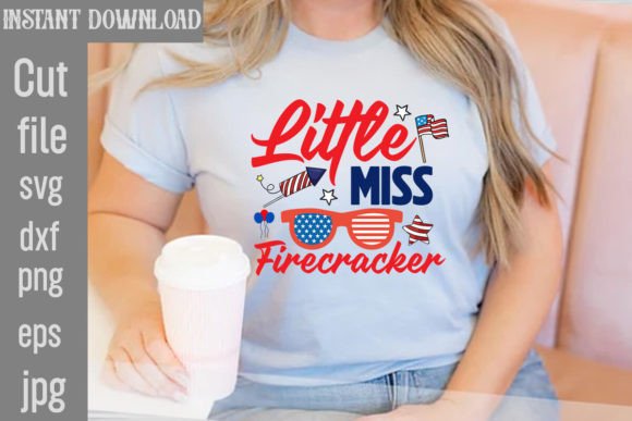 Little Miss Firecracker SVG Cut File