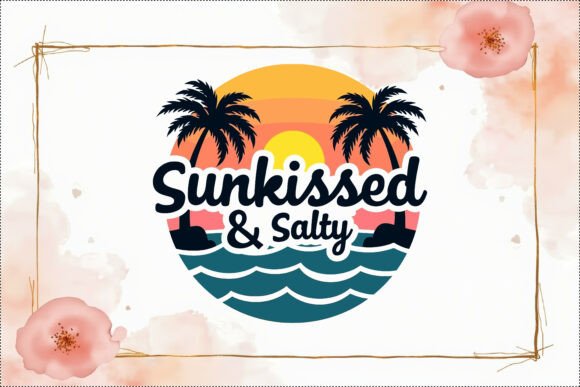 Summer Beach Sunset T-Shirt Design Graphics