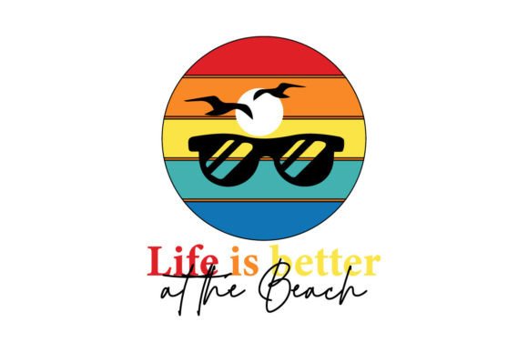 Summer Beach Tshirt Design: Graphics for Real Projects