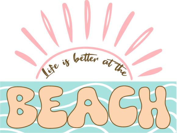 Vector Summer Beach Vintage Tshirt Graphics